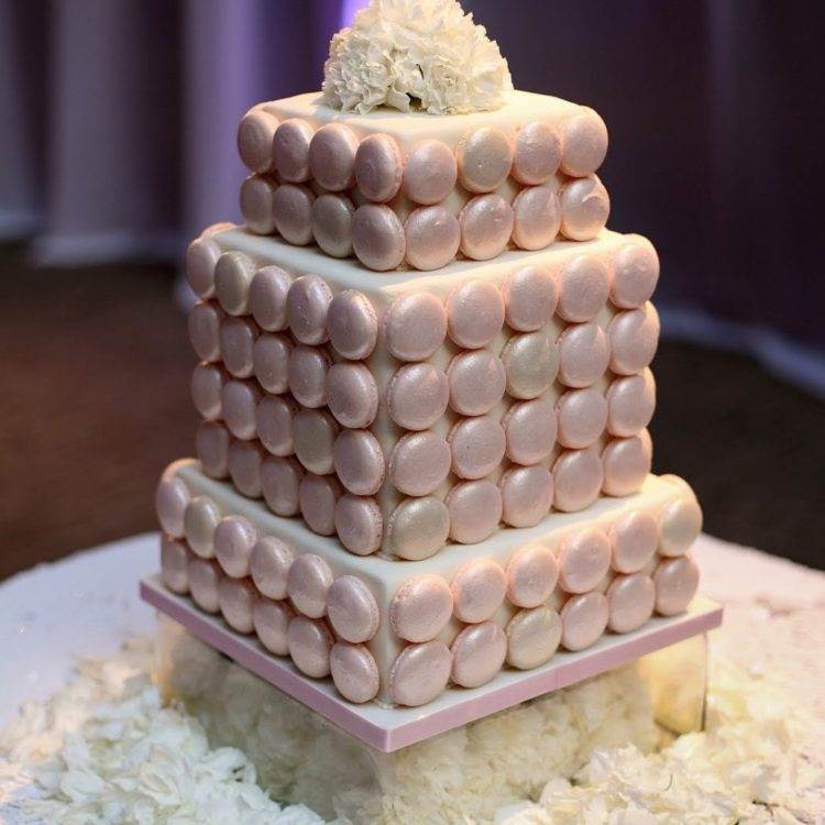Свадебный торт в стиле Шебби Шик